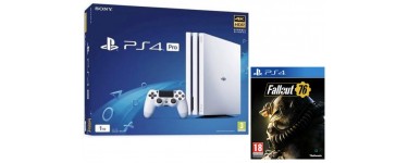 Fnac: Console Sony PS4 Pro 1 To Blanc + Fallout 76 à 289,99€