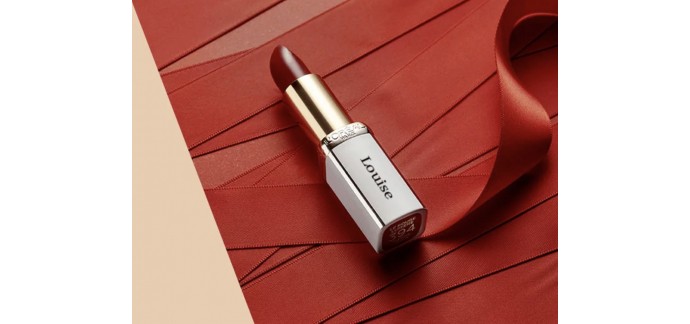 L'Oréal Paris: Gravure personnalisée de votre Rouge à Lèvres ou de votre Fond de Teint offerte dès 30€ d'achat