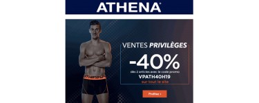 Athéna: [Ventes Privées] 40% de réduction sur tout le site dès 2 articles achetés