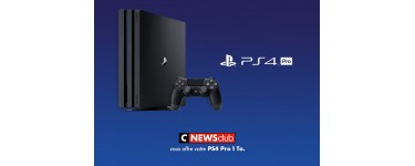 CNEWS: Une console Playstation 4 Pro 1To à gagner
