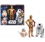 Auchan: Pack 3 figurines Star Wars The Force Awakens : C-3PO, BB-8 et RO-4LO à 19,99€