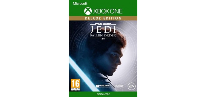 CDKeys: Jeu Star Wars Jedi: Fallen Order Deluxe Edition sur Xbox One en version dématérialisée à 27,59€