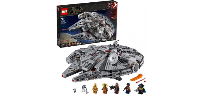 Amazon: Jouet LEGO Star Wars Faucon Millenium 75257 à 110,99€