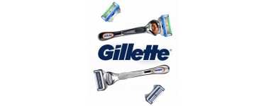 Gillette : Un rasoir Gillette et deux lames gratuites (frais de livraison 3,49€)