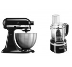 Cdiscount: Pack KITCHENAID Robot pâtissier 5K45SSEOB et Robot multifonctions 5KFP0719EOB à 349€