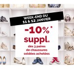 Besson Chaussures: -10% supplémentaires dès 3 paires de chaussures soldées achetées
