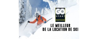 Veepee: [Rosedeal] Payez 10€ pour -50% sur votre location de matériel de ski sur Go Sport Montagne