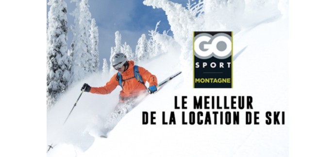 Veepee: [Rosedeal] Payez 10€ pour -50% sur votre location de matériel de ski sur Go Sport Montagne