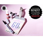 Sephora: 3 mini produits et une étiquette de voyage offerts dès 40€ d'achats de produits BENEFIT