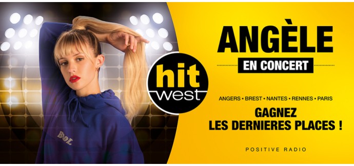 Hitwest: Un voyage de 2 jours pour 2 personnes à Paris pour le concert d'Angèle 