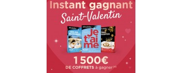 Wonderbox: 1500€ de coffrets cadeaux à gagner pour la Saint Valentin