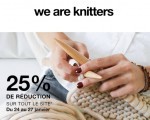 We Are Knitters: 25% de réduction immédiate sur tout le site