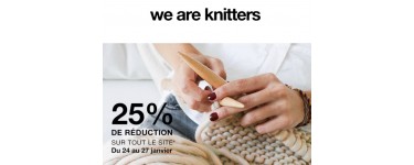 We Are Knitters: 25% de réduction immédiate sur tout le site