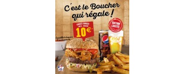 La Boucherie: Le menu Crousti burger est à 10€ tout rond dans les restaurants La Boucherie participants
