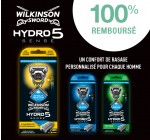 Wilkinson: Rasoir Wilkinson Hydro 5 Sense 100% remboursé 