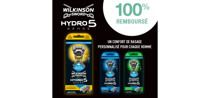 Wilkinson: Rasoir Wilkinson Hydro 5 Sense 100% remboursé 