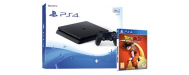 Micromania: Le jeu DBZ Kakarot à -50% pour l'achat d'une console PS4 neuve