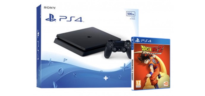 Micromania: Le jeu DBZ Kakarot à -50% pour l'achat d'une console PS4 neuve