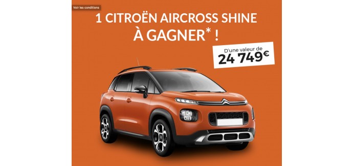 Blancheporte: Une voiture Citroën Aircross Shine d'une valeur de 24749€ à gagner