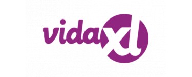 vidaXL: 5€ de réduction dès 100€ d'achat en vous inscrivant à la newsletter
