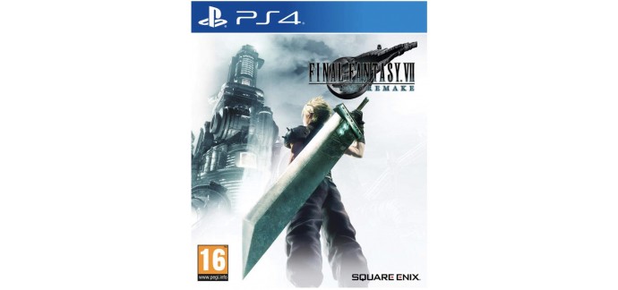 Amazon: Final Fantasy VII : Remake sur PS4 à 19,99€
