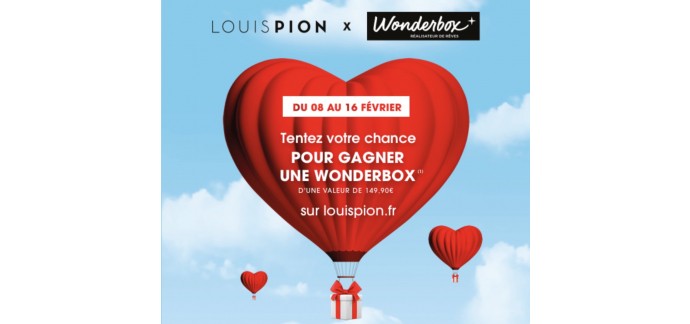 Louis Pion: 10 coffrets Wonderbox Best of Exception à gagner