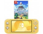 Auchan: Console Nintendo Switch Lite Jaune + The Legend of Zelda : Link's Awakening à 244,99€