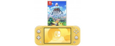 Auchan: Console Nintendo Switch Lite Jaune + The Legend of Zelda : Link's Awakening à 244,99€