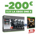 Micromania: Console Xbox One X + call of duty black ops 4 à 279,98€