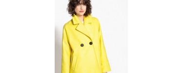 La Redoute: Le manteau court esprit caban à 17.50€
