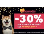 Groupon: Payez 3€ le bon de réduction offrant -30% sur votre commande sur le site Animalis.com