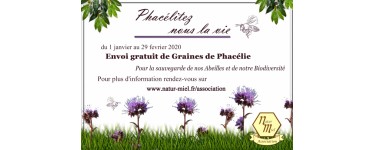 Natur Miel: Envoi gratuit de graines Phacélie pour la sauvegarde des abeilles