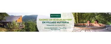 Petit Futé: un séjour d'une semaine en cahutte pour 5 personnes avec Huttopia 