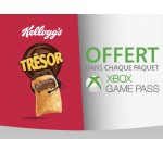 Kellogg's: 1 paquet de Trésor Kellogg's acheté = 7 jours d'Xbox Game Pass offerts