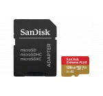Boulanger: Carte Micro SD Sandisk microSD EXT PLUS 128Go à 39,99€