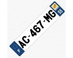 Yakarouler: Plaque d'immatriculation personnalisée en plexiglas à 9,90€