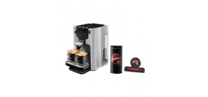 Cdiscount: Machine à café Philips SENSEO Quadrante HD7866/11 + Boîte de rangement + Pince fraîcheur à 59,99€