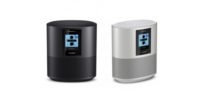 Fnac: Enceinte Bluetooth Bose Home Speaker 500 Noir ou Blanc + 4 mois d'abonnement à Deezer à 329,99€