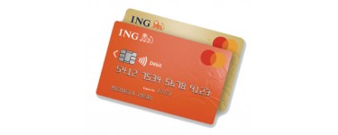 ING: Carte MasterCard gratuite + 80€ offerts