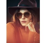 Elle: Une paire de lunettes de soleil de la marque Nathalie Blanc Paris 