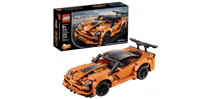 Amazon: Jeu de construction Chevrolet Corvette ZR1 Lego Technic 42093 à 27,90€