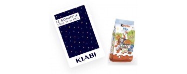 Kiabi: 250€ de chocolat Kinder et 4 cartes cadeau Kiabi à gagner
