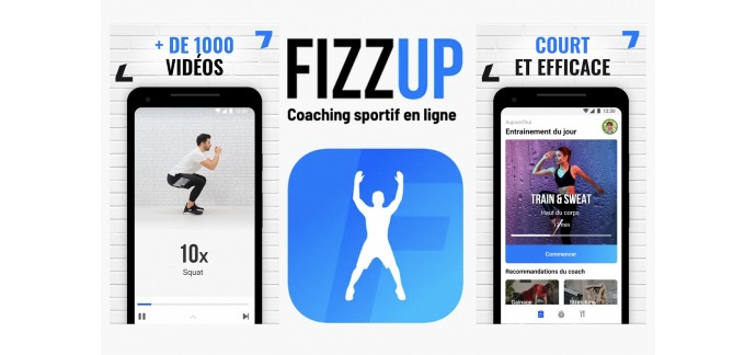 FizzUp: 1 mois d'abonnement Premium gratuit à l'application de coaching sportif FizzUp