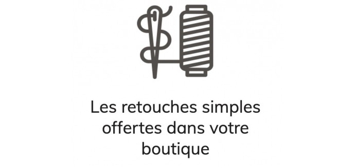 Cyrillus: Retouches simples offertes en boutique