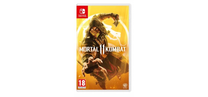 Fnac: Promotion Mortal Kombat 11 Nintendo Switch à 26,99€