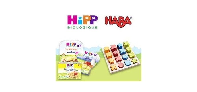 Enjoy Family: 1 lot de produits HiPP Biologique et 1 jeu de classement HABA à gagner