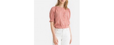La Redoute: La chemise col rond, manches courtes à 16.50€