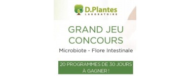 D.Plantes: 20 lots de produits "Bacibiotic - Programme 30 jours" D.Plantes à gagner