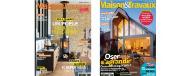 Kiosque FAE: Abonnement d'un an au magazine Maison et Travaux pour 16,90€