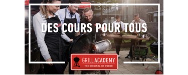 Weber: Cours de BBQ à partir de 59€ pour cuisiner comme un pro grâce à la Grill Academy